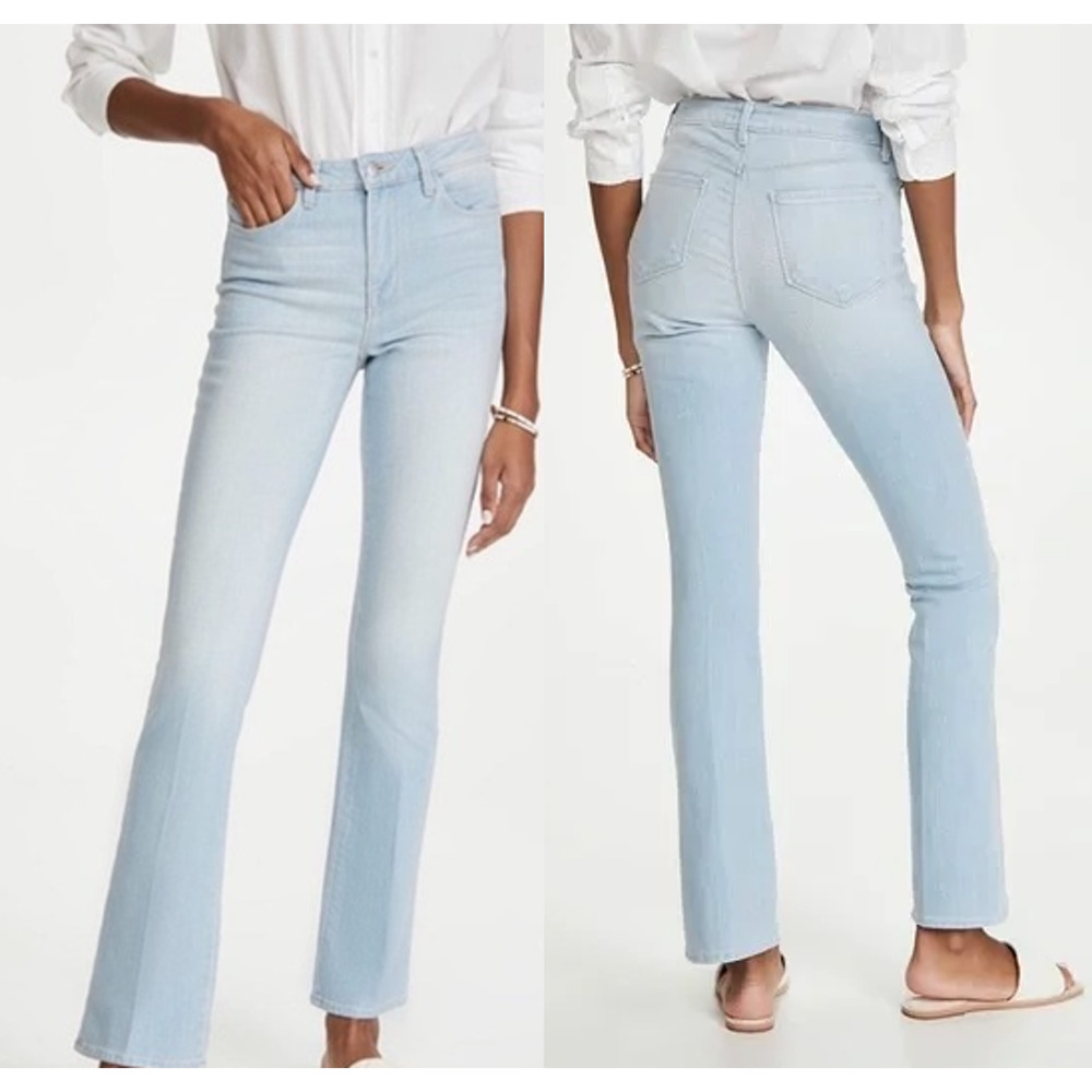 NWT L'Agence Oriana High Waisted Denim Straight Jeans Belmont Women's Size 27